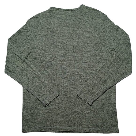 Tommy Bahama Men’s L Green V-Neck Long Sleeve Lightweight Pullover Casual Shirt - Picture 5 of 12